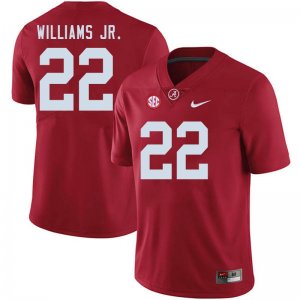 NCAA Men's Alabama Crimson Tide #22 Ronald Williams Jr. Stitched College 2020 Nike Authentic Crimson Football Jersey NC17Z13SB